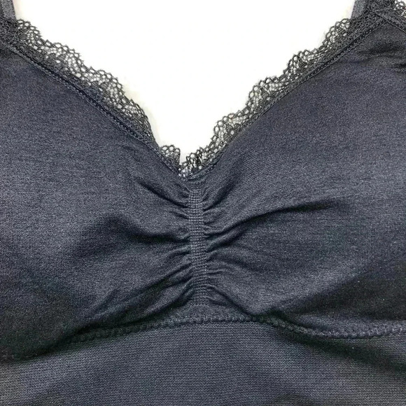 George Bralette Lace  Trim Black Size Medium - Picture 3 of 16
